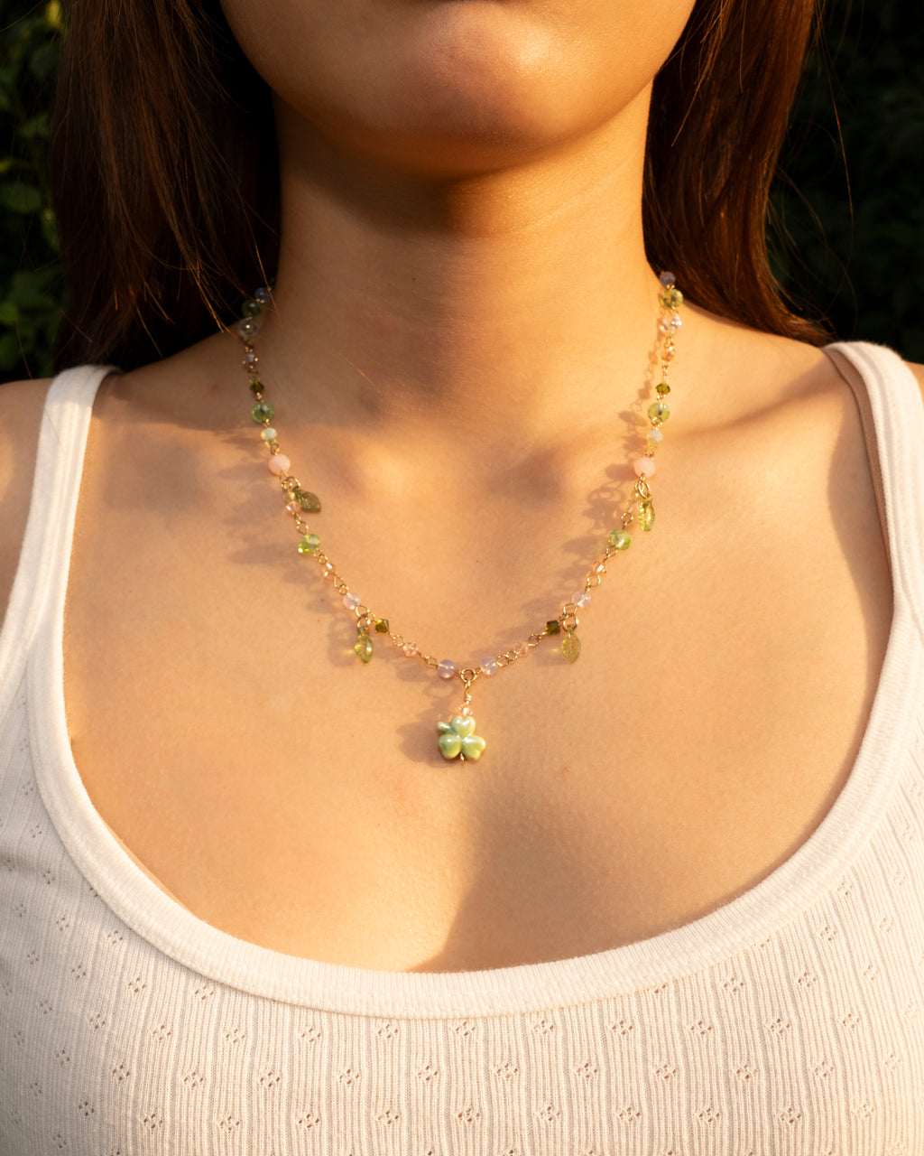 lucky clover necklace