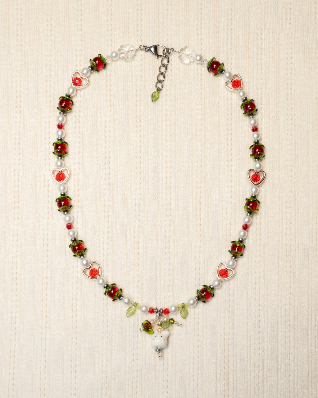 cherry critter necklace