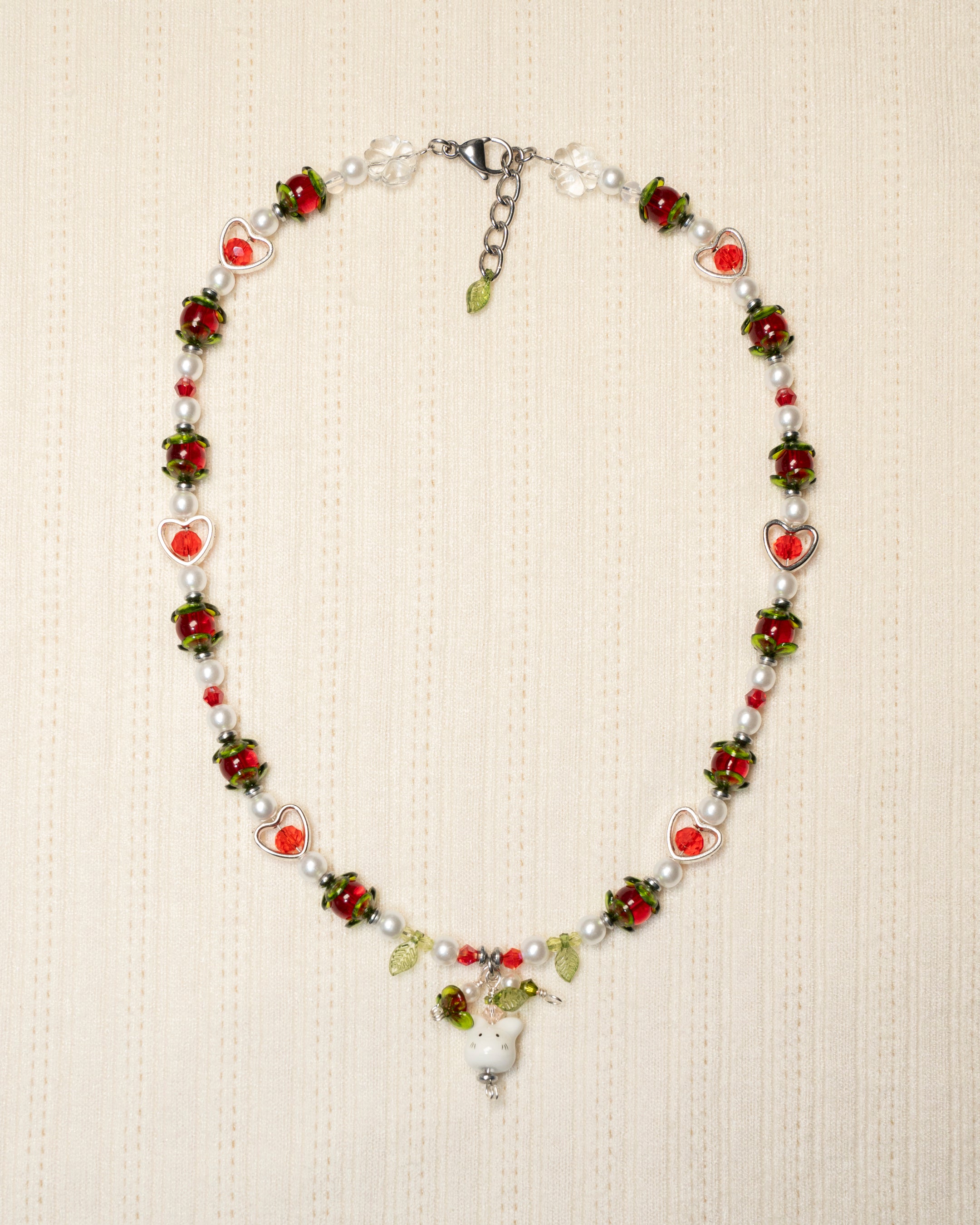 cherry critter necklace