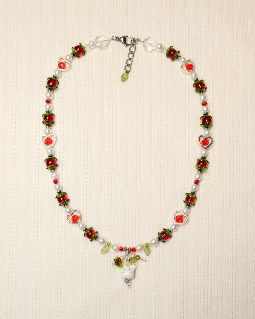 cherry critter necklace