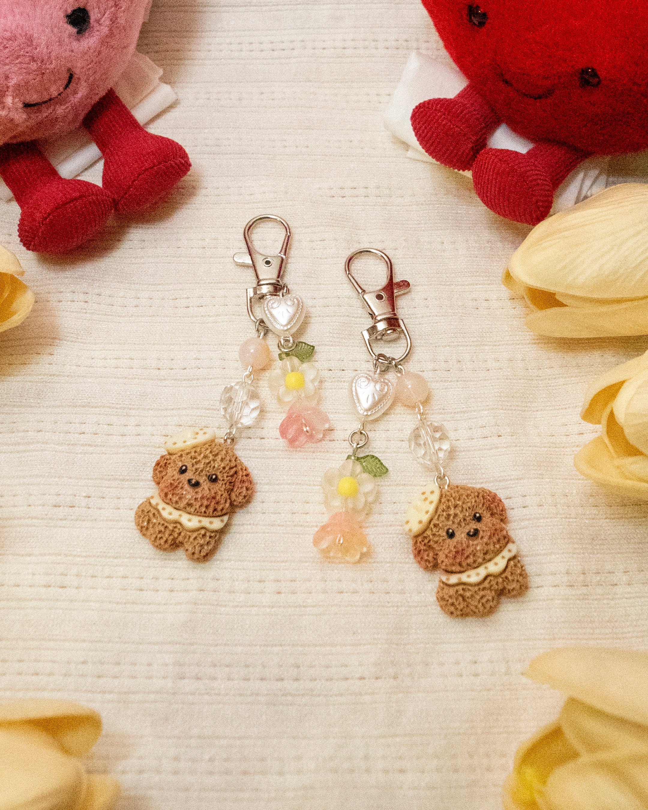 Puppy Keychains (matching set)