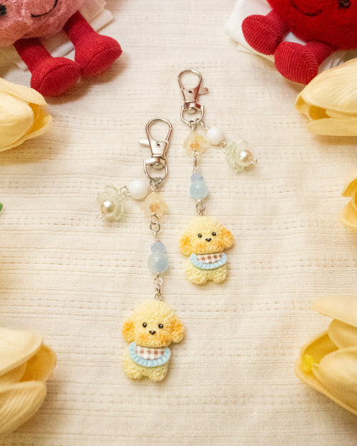 Puppy Keychains (matching set)